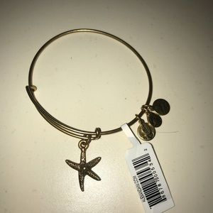 Alex and Ani gold starfish bracelet